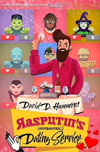Rasputin's Supernatural Dating Service by David D. Hammons | reading, books, book covers, cover love, hearts