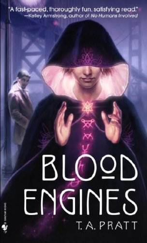 Blood Engines by T.A. Pratt | reading, books, book covers, cover love, cloaks, hoods
