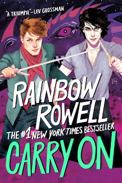Book Review : Carry On (Simon Snow Book 1) by Rainbow Rowell | reading, books, book review, paranormal/urban fantasy, young adult, lgbt+