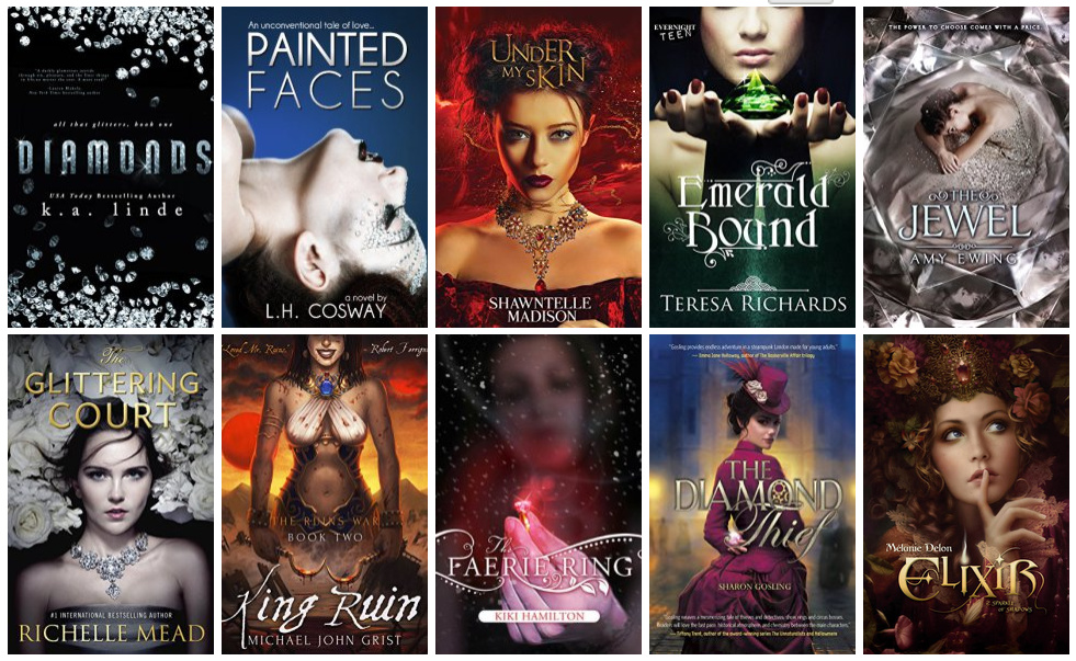 Book Covers featuring Jewels | books, reading, book covers, cover love, jewels