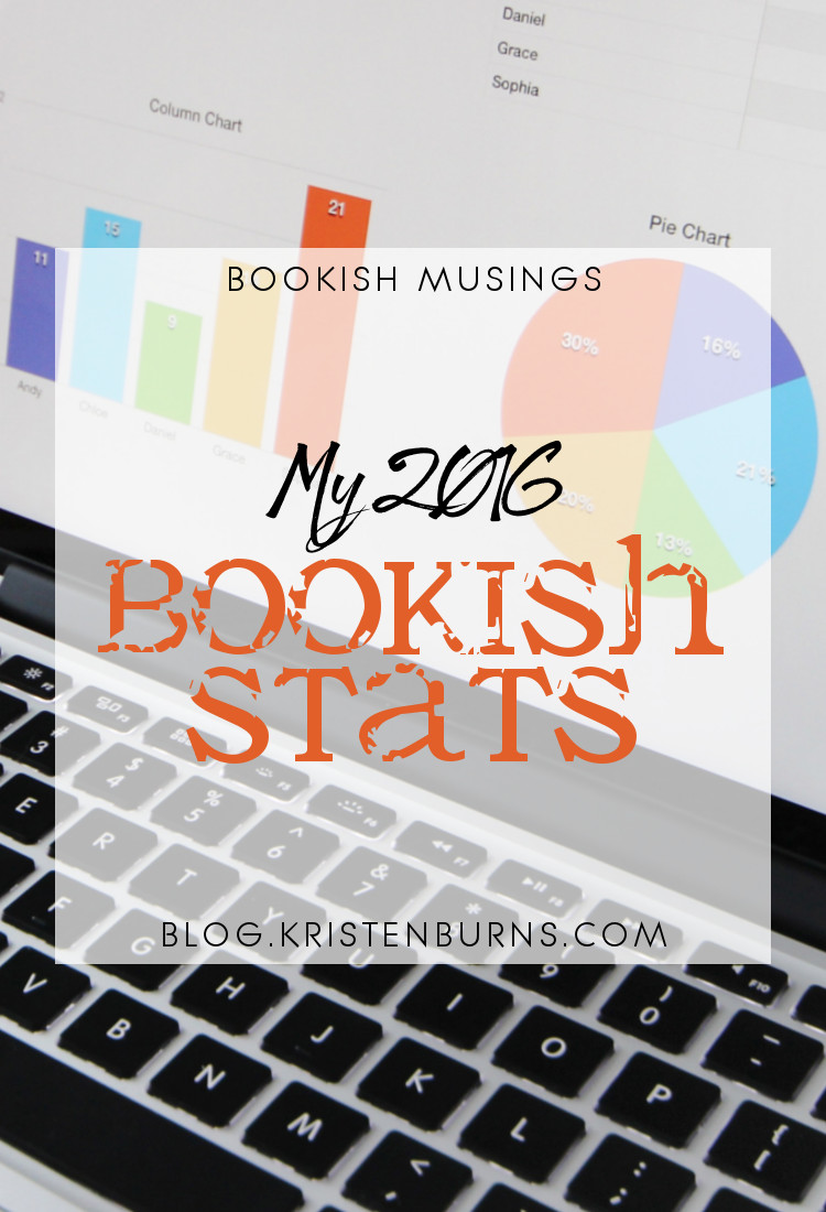 Bookish Musings : My 2016 Bookish Stats | reading, books