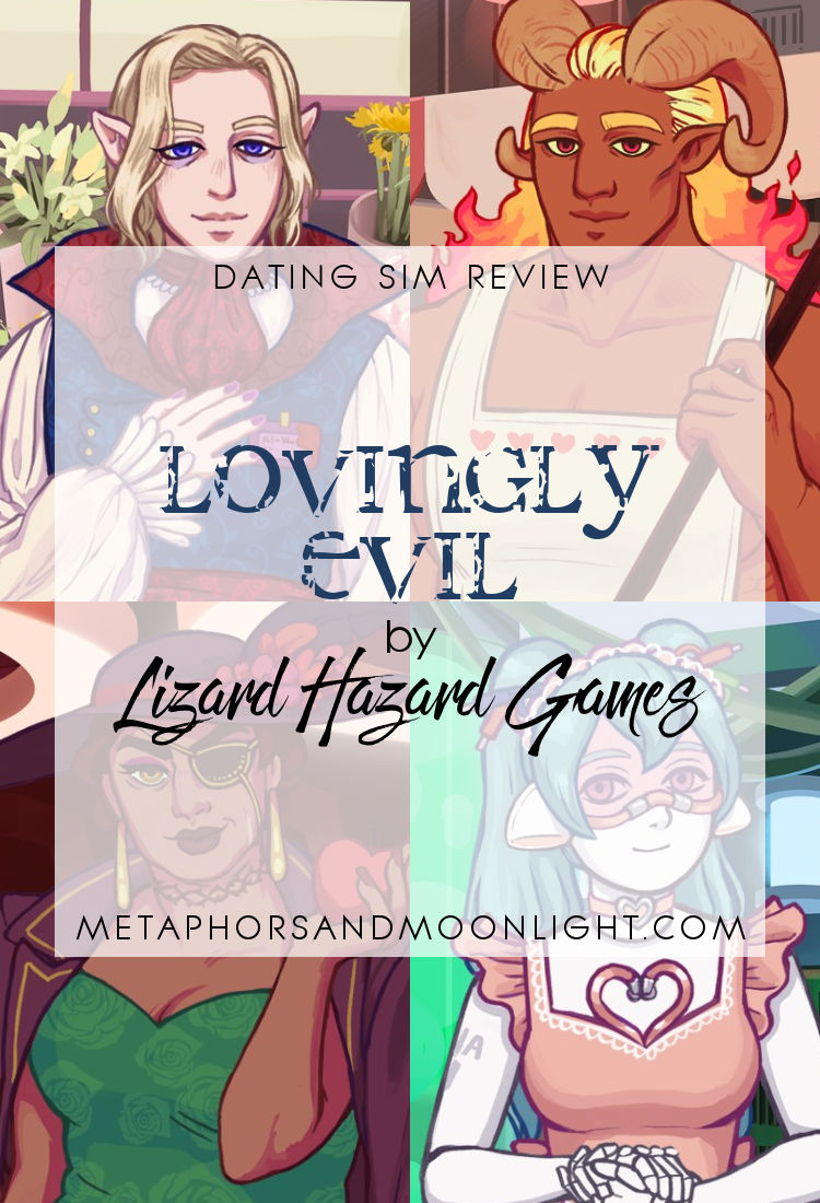 Dating Sim Review: Lovingly Evil by Lizard Hazard Games