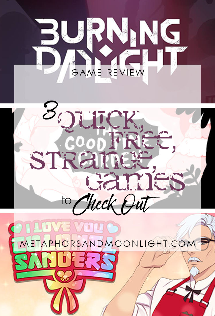 Game Reviews: 3 Quick, Free, Strange Games to Check Out