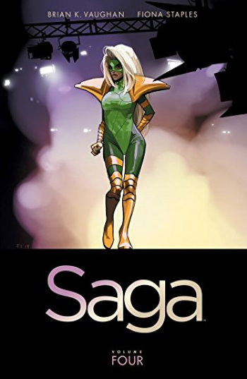 Graphic Novel Review: Saga Vol. 4 by Brian K. Vaughan | reading, graphic novel reviews, fantasy, science fiction