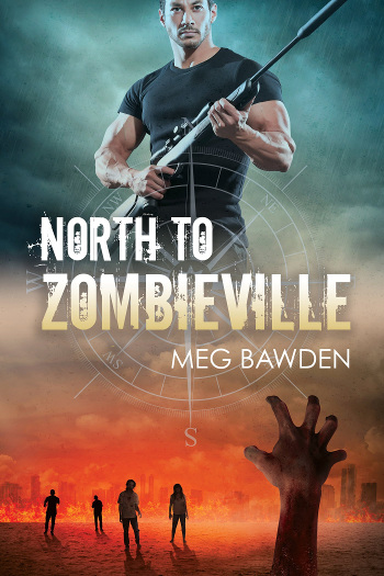 Book Review: North to Zombieville (Zombieville Book 1) by Meg Bawden | reading, books, book reviews, lgbt, science fiction, post-apocalyptic, zombies