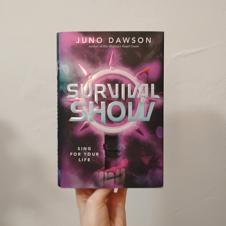Photo of the hardcover of Survival Show by Juno Dawson.